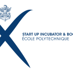 Logo incubateur et booster de start-up - Bleu 303C - horizontal-ANG