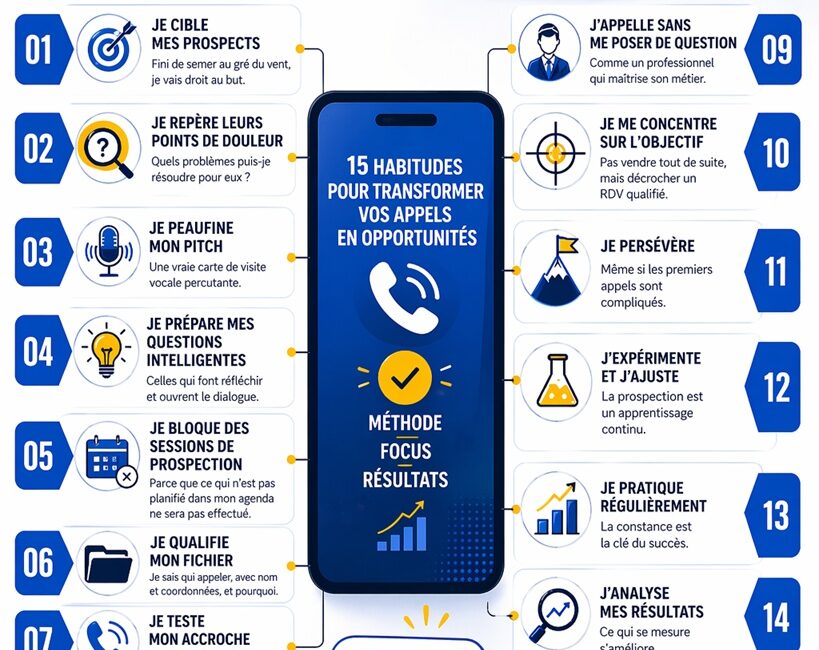 Les 15 points de la prospection téléphonique